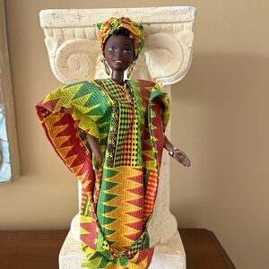 1996 Ghanian Collectors Edition Barbie Dolls of the World Collection.